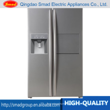 550L anti-doigt en acier inoxydable côte à côte réfrigérateur dans la maison
